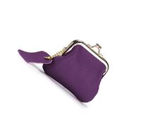 Portamonete con bacio adorabile portamonete piccolo portafogli per ragazze in pelle portamonete borsa per tutti i giorni in pelle bella borsa per il cambio di bacio per ragazze, Viola, Bellezza di