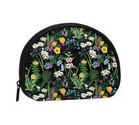 Portamonete con camomilla, grazioso mini portamonete da donna, piccolo portamonete