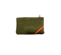 Portamonete con cerniera con anello per chiavi, portamonete piccolo con portachiavi per tasca o borsa, elegante bandiera della Spagna., Portafoglio Verde Bandiera Crociata Spagna, Portafogli