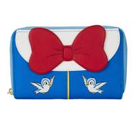 Portamonete con cerniera da collezione con fiocco di Biancaneve e i sette nani (