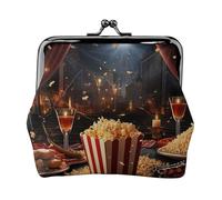 Portamonete con chiusura a bacio, mini portamonete per film, feste notturne, portafogli in pelle per donne
