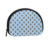 Portamonete con cucciolo di pastore tedesco, grazioso mini portamonete da donna, piccolo portamonete