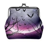 Portamonete con fibbia del cielo notturno di Halloween
