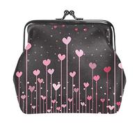 Portamonete con fibbia piccola Portamonete con cuori di San Valentino Portafogli portamonete con chiusura a scatto