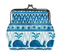 Portamonete con fibbia Sea Underwater Animals