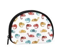 Portamonete con lucertola camaleonte, grazioso portamonete da donna, piccolo portamonete