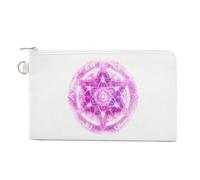Portamonete con mandala sacro Metatron Cub carino portamonete portamonete portamonete con cerniera, Stile:, Taglia unica
