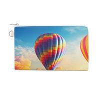 Portamonete con monetine arcobaleno con mongolfiere e mongolfiere con cerniera, Stile:, Taglia unica