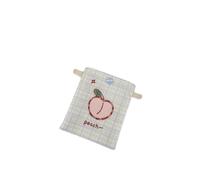 Portamonete con stampa a quadri di frutta dolce, Borsa da viaggio portatile, Borsa portaoggetti per cosmetici a chiave