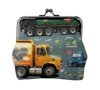Portamonete con stampa "I Love Garbage Trucks", versatile, grazioso mini portafoglio per ogni occasione
