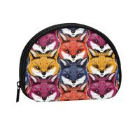 Portamonete con volto di volpe, grazioso mini portamonete da donna, piccolo portamonete