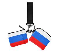 Portamonete da donna con bandiera della nazione slovena, porta carte di credito, sottile, portatile, con tasca con cerniera, per uso quotidiano, 2 pezzi, Bandiera della nazione slovena, 1 size, Casual