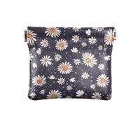 Portamonete da donna, con fiori di camomilla, portamonete da spremere, Blu, 4.3" x 3.7", Spremere