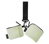 Portamonete da donna con sfumatura blu ciano, piccole custodie per carte d'identità portatili, con cinturino da polso, per donne e ragazze, 2 pezzi, Multicolore, 4.13"(L) x 3.5"(W), Accessorio da