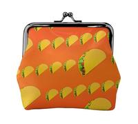 Portamonete da donna con stampa divertente con motivo alimentare, compatto, con chiusura a bacio, portamonete, cerniera, viaggi, shopping, idea regalo
