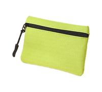 Portamonete da donna - Custodia in tessuto Oxford con tasca con cerniera | Portafoglio morbido e compatto per chiavi auto, trucco, contanti e carte, borsa da viaggio leggera per uso, verde, Se référer