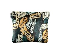 Portamonete da donna in pelle, borsa unica per il trucco, borsa per il cambiamento della borsa per ragazze signore borsa città e capitali, Multicolore, 1 size, Moderno/adattabile
