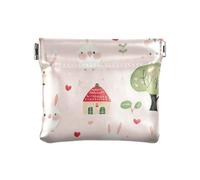 Portamonete da donna in pelle con animali carini e cartoni animati di colore chiaro, impermeabile, per viaggi, cartone animato, carino, animale, colore, 1 size, Stampa artistica