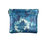 Portamonete da donna in pelle con fiore personalizzato in oro rosa, mini borsa per il trucco, Oro rosa San Valentino Fiore personalizzato, Decorazione