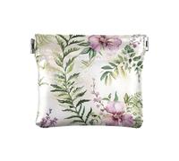Portamonete da donna in pelle con fiori estivi di bellezza, comodo organizer per gioielli da donna, bellezza Fiori estivi, 1 size, moderno