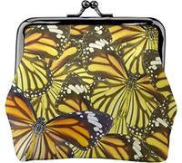 Portamonete da donna in pelle con motivo tigre e farfalle, piccolo portamonete con chiusura a lucchetto a bacio e fibbia, regalo per ragazza, Come nella foto, Taglia unica, Organizer per borse