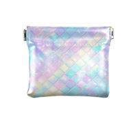 Portamonete da donna in pelle con scaglie di drago arcobaleno e colori sognanti, organizer unico per chiavi e carte, per donne e ragazze, arcobaleno drago scale sognante colorato, Decorazione