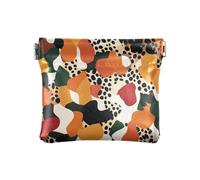 Portamonete da donna in pelle leopardata autunno conveniente mini astuccio cosmetico per donna, Leopard Autunno, 1 size, moderno