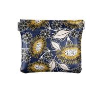 Portamonete da donna, in pelle, portatile, mini astuccio per cosmetici, elegante e nobile girasole, per ragazze e donne, Girasole nobile ed elegante, 1 Size, Accessorio da viaggio