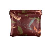 Portamonete da donna in pelle PU carino portamonete per donna ragazza volare Greylag oche, Multicolore, 1 size, Moderno/adattabile