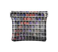 Portamonete da donna in pelle PU comodo organizer per chiavi di carta per ragazze signore borsa cravatte colori negozio mostra shopping acquisto affari, Multicolore, 1 size, Moderno/adattabile