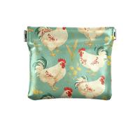 Portamonete da donna in pelle PU con galli carini rurali, impermeabile, per donne, ragazzi e ragazze