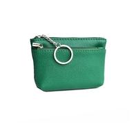 Portamonete da donna in pelle PU nuovo piccolo mini superficie morbida moda chiave bancaria carta moneta piccolo portafoglio, Verde, 2pcs