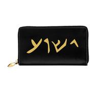 Portamonete Da Donna Jesus Name Written In Aramaic, The Language He Spoke Clutch Piccolo Borsa Adatta Portamonete Squisito Portafoglio Per Donna, Uomo, Ragazze