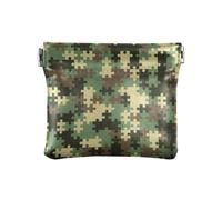 Portamonete da donna mimetico puzzle Squeeze Change borsa portamonete sacchetti, Puzzle mimetico, 4.3" x 3.7", Spremere
