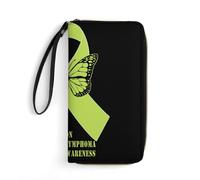 Portamonete Da Donna Non Hodgkin Lymphoma Cancer Awareness Portafoglio Borsa Carino Porta Monete Multiuso Pu Portamonete Per Donna, Bambini, Insegnante