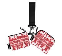 Portamonete da donna porta carte sottile portatile porta biglietti da visita organizer per soldi con cerniera tasca portamonete per lavoro e viaggi, 2 pezzi, Colore 8, 4.13"(L) x 3.5"(W), Accessorio