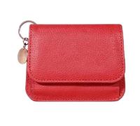 Portamonete da donna, portamonete - Portamonete in pelle PU con cerniera,Custodia compatta per portafoglio portamonete da viaggio fatta a mano per carta d'identità, chiave