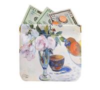 Portamonete Da Donna | Stringi Per Aprire Elegante Portafoglio,Portamonete a Pressione Design | per Chiavi Carte Contanti Banconote Donna Fidanzata Viaggio Organizer di