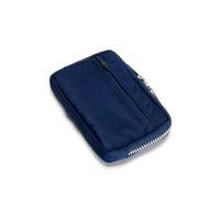 Portamonete da uomo con cerniera, per riporre le carte di credito, per ragazzi e ragazze, organizer per carte di credito, Blu scuro, Taglia unica