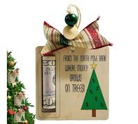 Portamonete di Natale, portamonete unico per Natale, ornamenti natalizi in argento, portamonete divertenti, ornamenti per ragazzi, mamma, amici, decorazione auto, b, Se référer au descriptif,