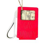 Portamonete di Natale, portamonete unico per Natale, serbatoio 'olio per auto, design portamonete unico di Natale, ornamenti portamonete per albero di Natale, camera da letto, C, Se référer au