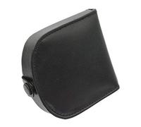 Portamonete di pelle conciata al vegetale Visconti. Collezione MONZA TRY5 Nero