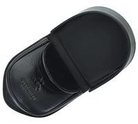 Portamonete di pelle conciata al vegetale Visconti. Collezione MONZA TRY6 Nero