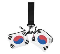 Portamonete doppio con bandiera nazionale della Repubblica Popolare Democratica di Corea