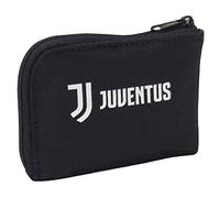 Portamonete e chiavi, Juventus Ring Coin Case, Nero, con anello portachiavi