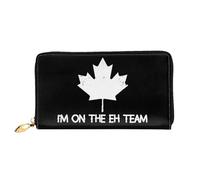 Portamonete I'M On The Eh Team Canada Canadian Portafoglio Vintage Portamonete Da Donna Stile Retrò Portafoglio In Pelle Per Adolescente, Ragazze, Uomo