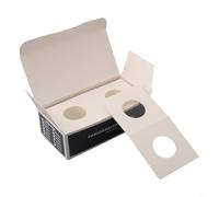 Portamonete in cartone, per monete e francobolli, forma quadrata, per monete di valore (23 mm)