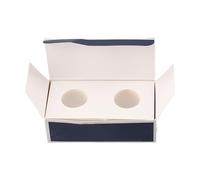 Portamonete in cartone, per monete e francobolli, forma quadrata, per monete di valore (25 mm)
