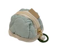 Portamonete in morbido cotone con pratica cerniera per gli appassionati di moda e gli studenti accessori per studenti, Verde