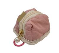 Portamonete in morbido cotone con pratica cerniera per gli appassionati di moda e gli studenti accessori per studenti, A